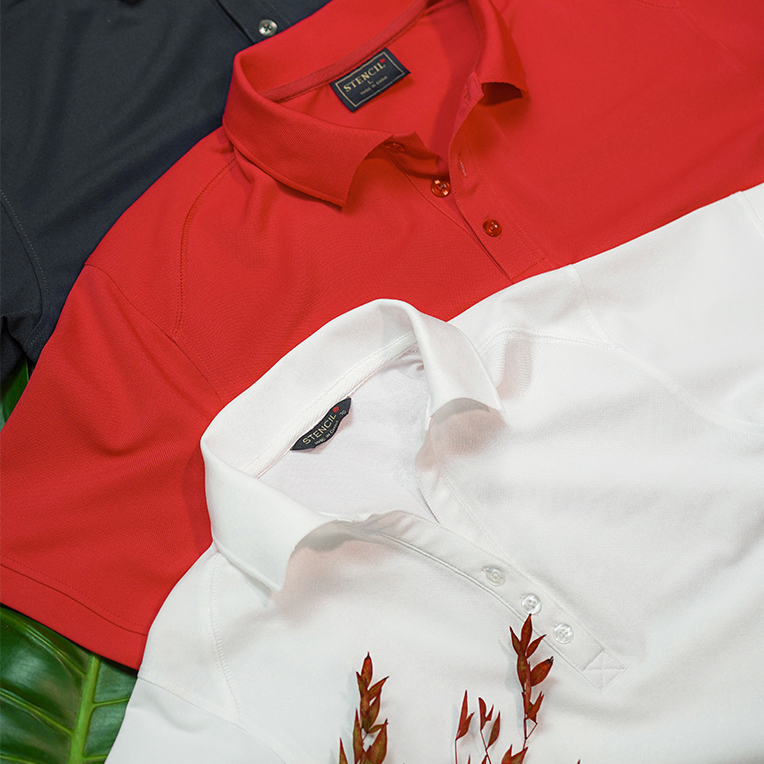 elevate polos/t-shirts available